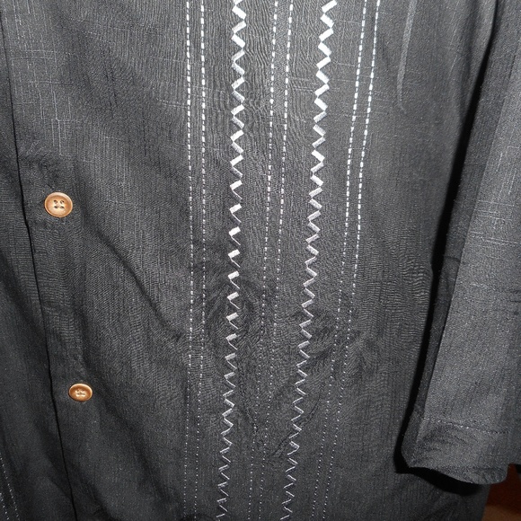 Tommy Bahama "The Winning Catch" Silk Shirt Large - Picture 4 of 6